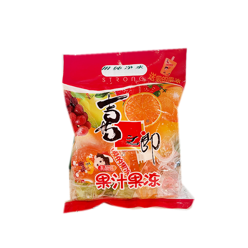 喜之郎乳酸钙果汁果冻495g